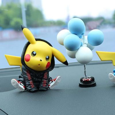 China Cute elf decorations tide clothing car decoration Pikachu cartoon doll 3 color fashion handmade gift for sale