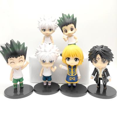 China Anime 6 Pcs/Set Figure Hunter X Hunter Anime 11cm Action Numbers Set Toys Killua Zoldyck Kurapika Curarpikt Hisoka Nigeria Government PVC FREECSS Toys for sale