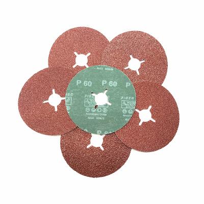 China Fiber Disc Grinding Wheel 4.5inch Abrasive Sanding Aluminum Oxide For Wood Steel Disc 100mm 115mm 125mm 180mm 100mm/115mm/125mm/180mm/230mm Metal Fiber Paper for sale