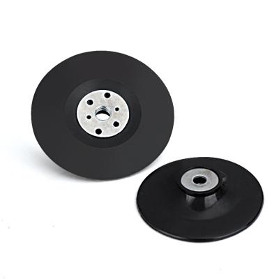 China Rubber Backing 4.5 Inch 5 Inch Sander Backing Pad Backup Sanding Pad for 100mm/115mm/125mm/180mm Disc Fiber Disc Machine Tools Sanding Accessories for sale