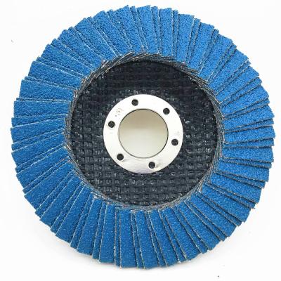 China EN13743 Double Inch Zirconium Abrasive Fin Grinding Wheel 115mm 125mm 4.5