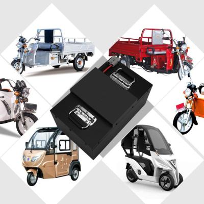 China Wholesale Manufacturers 60V 65AH Electric Vehicle Tricycle Car Battery Pack 60V 65A India Bajaj Lithium Ion Lifepo 4 Battery for sale