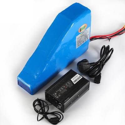 China Triangular folkfit pack 48v 20ah akku battery 48v 1000w 18650 Li-ion battery pack electric ebike bicycles/scooters HHS for sale