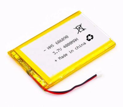 China Toys Good Performance 606090 Lithium Polymer Battery 3.7v With 4000mah For Power Bank for sale