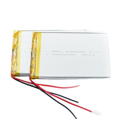 China Toys 3.7v 606090 lithium polymer battery 4ah lipo battery for power bank for sale