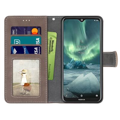 China Dust Proof For Nokia 8 Sirocco Flip Wallet High Quality PU Leather Phone Case For Nokia C2 C1 Holster Cover for sale