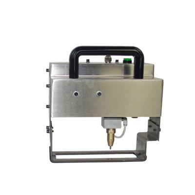 China 30*130mm Low Cost Portable Small Point Breakdown Wine Number Marking Machine for sale