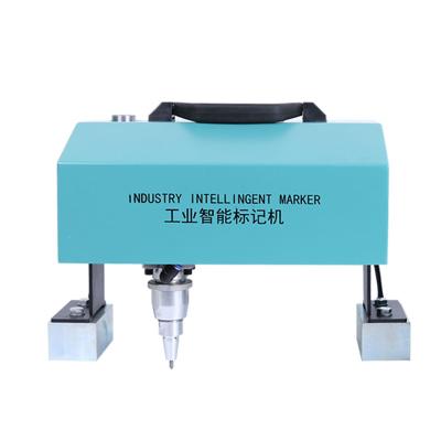 China 100*180mm Dot Peen Marking Machine Metal Engraving Machine Pneumatic Marking Serial Chassis Number for sale