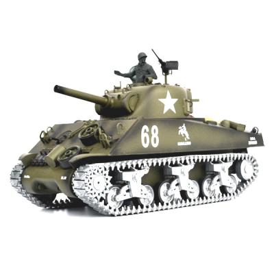 China Pro 6.0 Henglong 3898-1 1/16 37*16.5*20cm Radio Control 2.4GHz Scale Model Tank Fight M4A3 Sherman RC Tank Battle Army Vehicle for sale