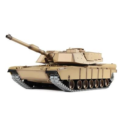 China Heng Long 6.0 Pro 1/16 Scale 2.4G USA M1A2 Scale ABRAMS RC Battle Tank Military Metal Track With Sound Smoke 62*23*20cm Toy for sale