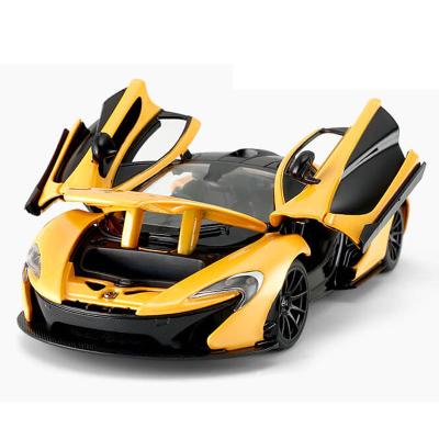 China 1/24 Diecast Alloy Racing Car Model Toys High Simulation Dicast Mciaren P1 Car Model For Kids Toys Collection for sale