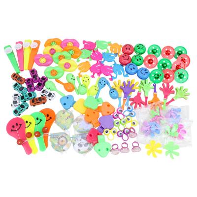 China Cheap 100pcs Plastic Kids Creative Prizes School Rewards Pinata Filler Kids Birthday Party Treasure Box Assorted Gift Toys for sale