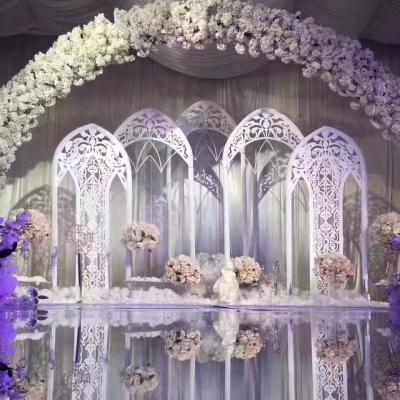 China Popular Morden Metal Lace Wedding Backdrop Wedding Decoration From A Dream Wedding Store for sale