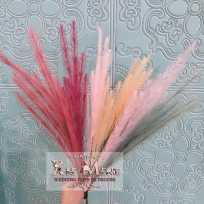 China XM-LSF066 Home Decoration Grass Stem Artificial Flower For Wedding Decor Flore Boda Wedding Event Flower Arrangement Home Flower for sale