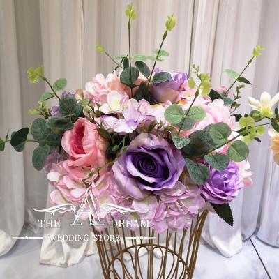 China Flower Arrange Wedding Artificial Flower Ball For Wedding Centerpiece Rose Flower Arrangement From A Dream Wedding Store for sale