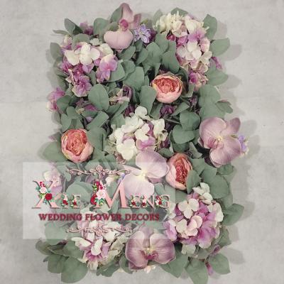 China Romantic Purple Wedding Decoration TAD-FLP023 Flower Panel 40*60cm For Wedding 3D Flower Backdrop/Wedding Flower Backdrops From Flore Boda From XieMeng for sale