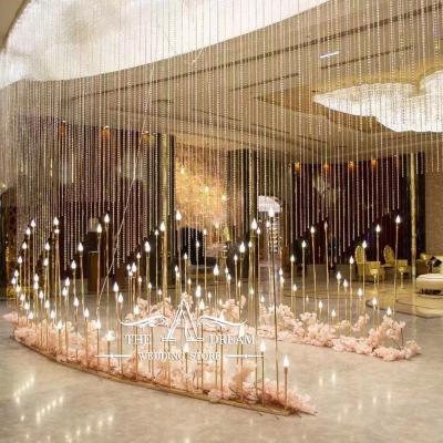 China Hot Sale Wedding Centerpiece 10 Heads Wedding Lighting For Stage Decor / Boda Decoracion From A Dream Wedding Store for sale