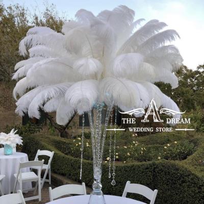 China ACS-004 Wedding Decoration Backdrop White Feather Backdrop For Wedding Decoration And Feather Centerpiece From A Dream Wedding Store for sale