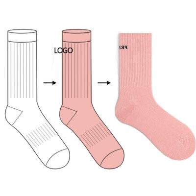 China QUICK DRY custom logo fashion empty women's comfortable socks colorful sublimation socks for sale