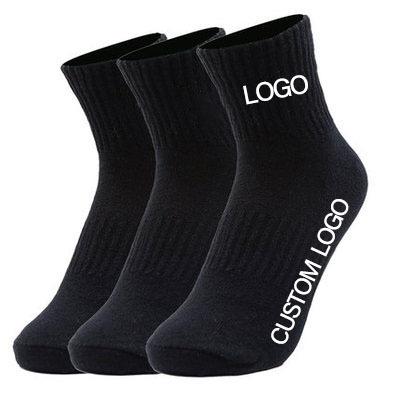 China OEM QUICK DRY Custom Logo Crew Athletic Sports Running Unisex Sock With Logo for sale