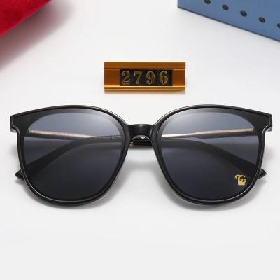 China 2022 fashion trend color tide brand sunglasses women's new fashion sunglasses men's sunglasses beautiful and handsome GUC2796 for sale