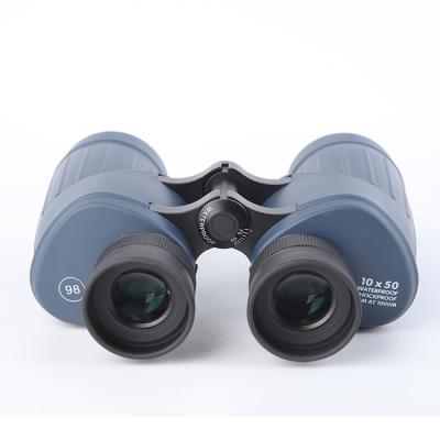 China Factory Sale 10x50 Night Vision Binoculars HD Bak4 Coating Green Film Full Multi Direct Coating NBR Telescope For Hunting for sale