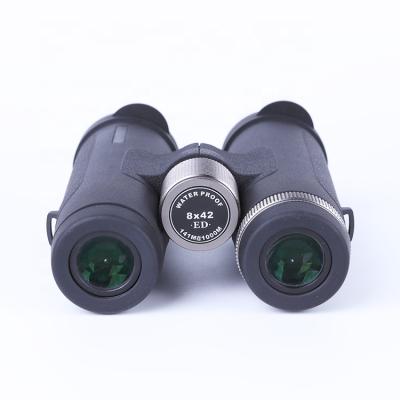 China Factory Direct Sale 8X42 Binoculars ED Waterproof Telescope 141X128X52mm for sale