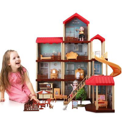 China Children's toys kids play play house girl doll house toy wholesale for sale