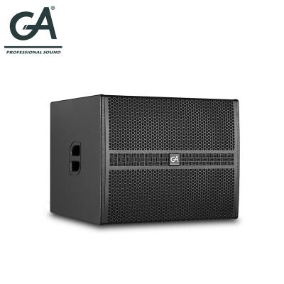 China KTV Room Professional Powerful 18 Inch Single Disco Subwoofer Indoor Speaker for sale