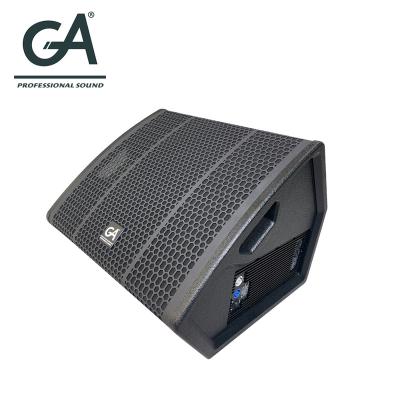 China Coaxial Stage/Stage Monitor Spkeaker 15 Inch Concert/Tour/Speech Quality Active Height Audio Two Way Coaxial Monitor System for sale