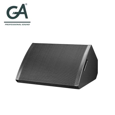 China Two Way Passive Single Stage/Stage Performance Monitor Speaker 15 Inch Concert/Tour/Speech For Church for sale