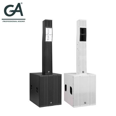 China Powerful Indoor or Outdoor Activitives Column Array Speaker 6 Inch Column Speaker Music Studio Equipment for sale