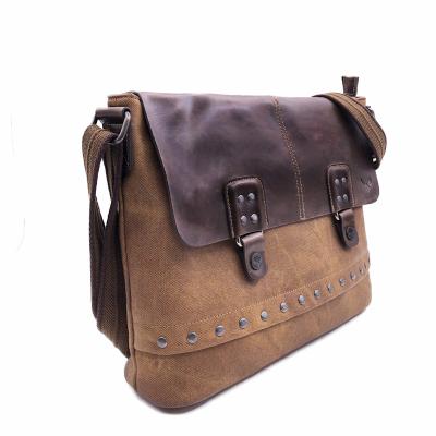 China Fashion Men's Canvas Messenger Bag Business Single Shoulder Side Pack Oxford Cross - Body Bag Cross Bags For Men's Single Shoulder for sale