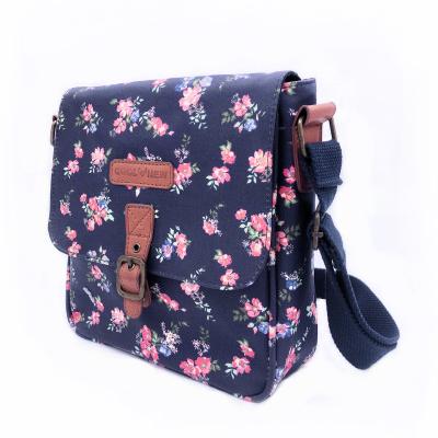 China Fashion Printing Small Cotton PVC Coated Shoulder Cross To Tote Luxury Mini Women Handbags 2022 Designer Silk Waterproof Women Handbags - Body Bags for sale