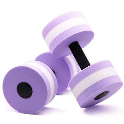 China Factory Wholesale Eco-friendly Customized EVA Float Foam Aerobics Water Dumbbell for sale