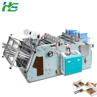 Китай Production of biodegradable paper lunch box making machine, disposable paper bento lunch box machine продается