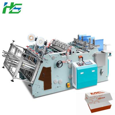 중국 Producing Automatic Corrugated Medicine Cosmetics Cardboard Sweet Pizza Cake Lunch Fast Food Packaging Paper Box Forming Making Machine 판매용