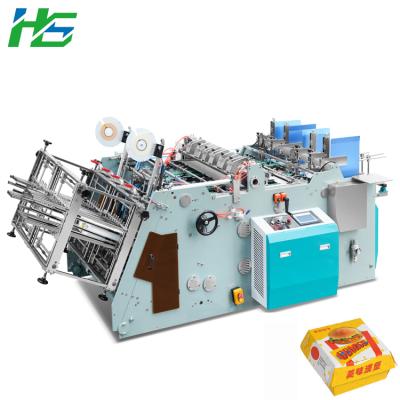 중국 Producing Hamburger Box Make Machine Lunch Box Paper Product Making Machinery 판매용