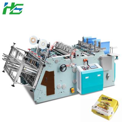 China Producing Micro Cardboard Box Machine Lunch Box Paper Machine Take Out Box Make Machine for sale