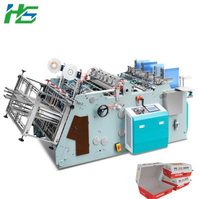 China Hot Dog Box Machine Hamburger Box Machine Food Specialist Disposable Takeaway Fruit Box Production for sale