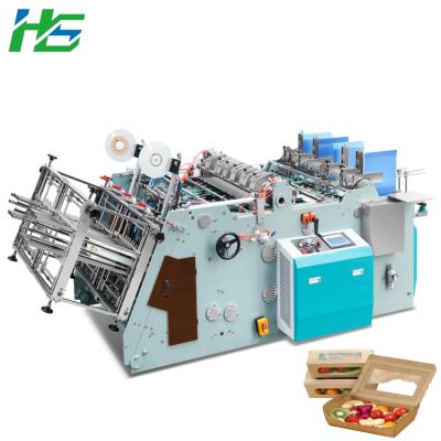 Chine Production of White Cardboard Packaging Takeaway Box Forming Machine Instant Food Packaging Box Forming Machine à vendre