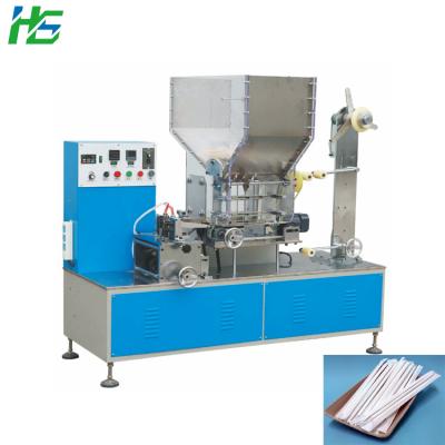 China Food Straw Package Drinking Straw Paper Film Packing Straw Paper Printing Packaging Machine Simple for sale