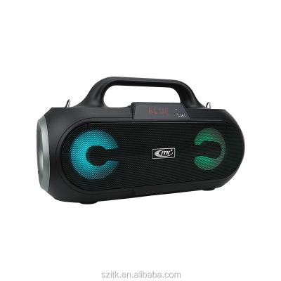 China New Design Brand USB TF Card Wireless Portable High Quality Active Boombox Speaker ITK Bluetooth Speaker Stereo Radio for sale