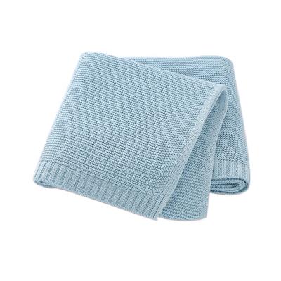 China Wholesale Wearable Baby Wrap Newborn Infant Boys Girls Windproof Cotton Knit Throw Blankets for sale