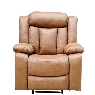 China Massage USA Recliner for Home Theater Microfiber Fabric Living room Sofa Chair Bedroom furniture set Couch Manual Recliners for sale