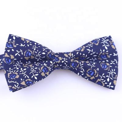 China 100% cotton handmade high quality flower designs attractive bow ties for men for sale