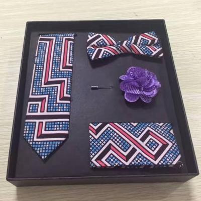 China Machine Rolled Edges Wholesale Cheap Mens Tie And Pocket Square Tie Set For Custom for sale