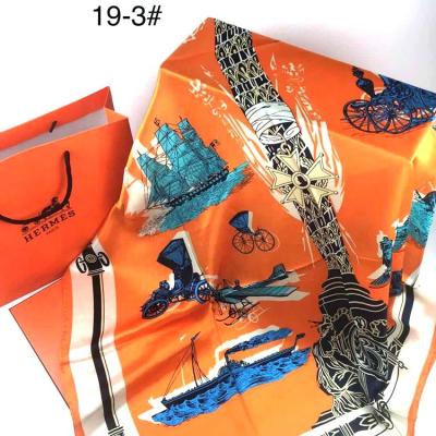 China Good Quality Square Pocket Square Fashionable Women Silk Scarf Head Wrap for sale