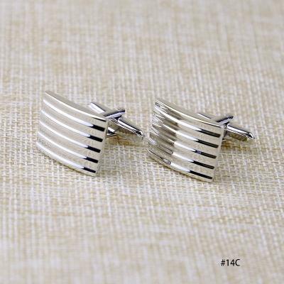 China Rust-resistant fashion metal cufflink with lots of designs in stock link clip cufflink set for sale