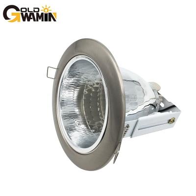 China Traditional Factory direct commercial recessed ceiling downlights frame for E27 LED or Halogen light source holder for sale